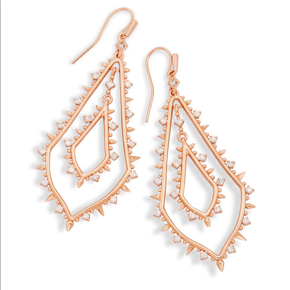 Kendra Scott Alice drop earring in rose gold